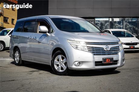 Silver 2011 Nissan Elgrand Wagon Rider