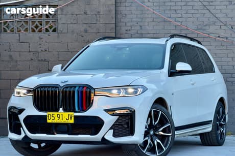 White 2020 BMW X7 Wagon Xdrive30D M Sport