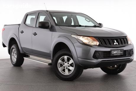 Grey 2017 Mitsubishi Triton Dual Cab Utility Gls (4X4)