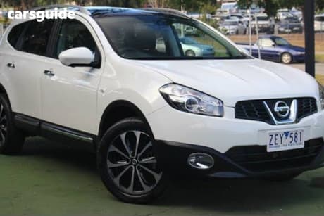 White 2012 Nissan Dualis Wagon Ti (4X4)
