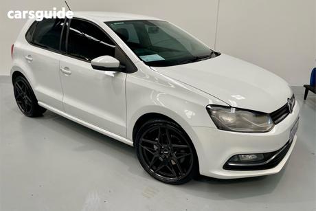 White 2017 Volkswagen Polo Hatchback 81 Tsi Comfortline