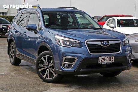 Blue 2021 Subaru Forester Wagon 2.5I Premium (Awd)