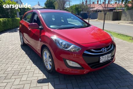 Red 2013 Hyundai I30 Wagon Tourer Active 1.6 Gdi