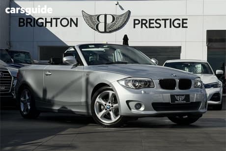 Silver 2012 BMW 118D Convertible 18D