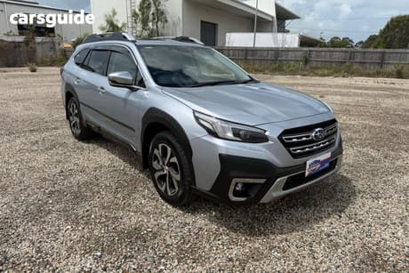 Silver 2022 Subaru Outback Wagon Awd Touring