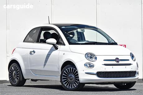 White 2016 Fiat 500 Hatchback Lounge