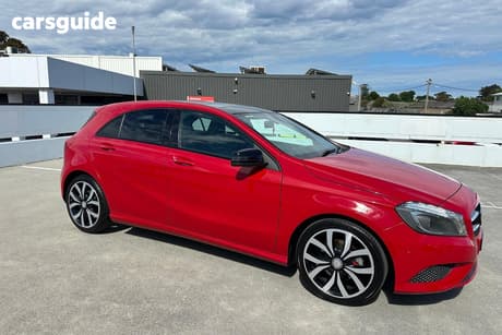Red 2015 Mercedes-Benz A200 Hatchback Be