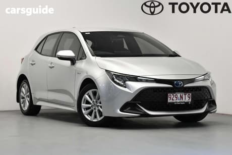 Silver 2025 Toyota Corolla Hatchback Ascent Sport Hybrid