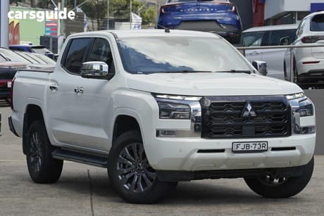 White 2024 Mitsubishi Triton Double Cab Pick Up Gls (4X4)