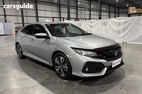 Silver 2019 Honda Civic Hatchback Vti-L