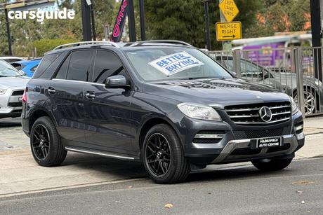Grey 2015 Mercedes-Benz ML350 Wagon Cdi Bluetec (4X4)