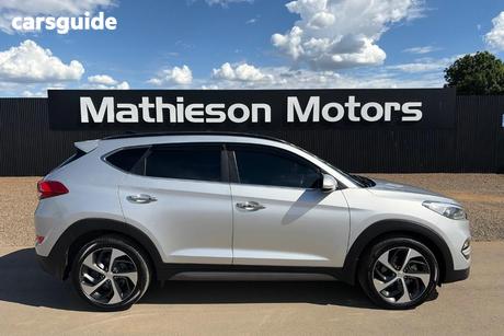 Silver 2016 Hyundai Tucson Wagon Highlander (Awd)