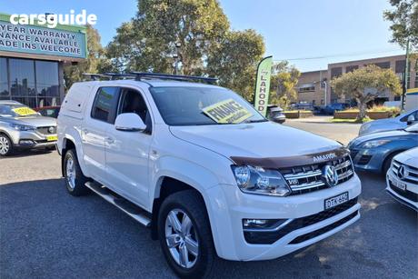 White 2017 Volkswagen Amarok Dual Cab Utility V6 Tdi 550 Sportline