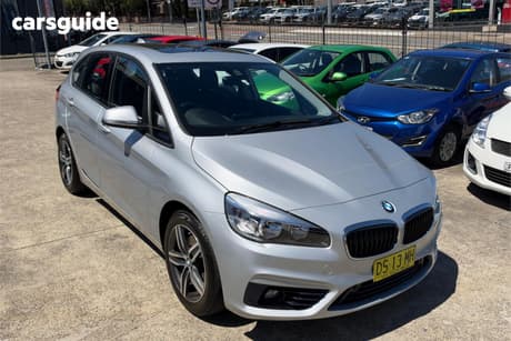 Silver 2015 BMW 218I Wagon Active Tourer Sport Line