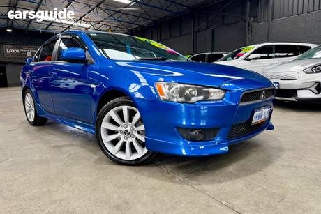 Blue 2009 Mitsubishi Lancer Sedan Vr-X