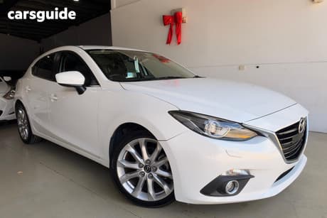 White 2014 Mazda 3 Hatchback Sp25 Gt