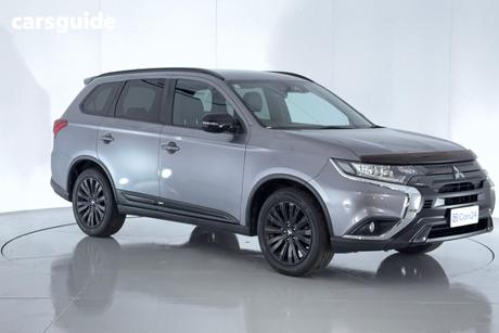 Grey 2021 Mitsubishi Outlander Wagon Black Edition 7 Seat (2Wd)