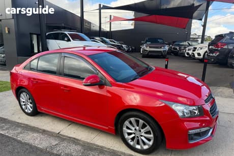 Red 2015 Holden Cruze Sedan Sri