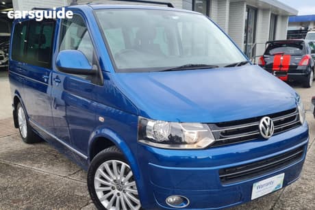 Blue 2010 Volkswagen Multivan Wagon 132 Tdi Highline