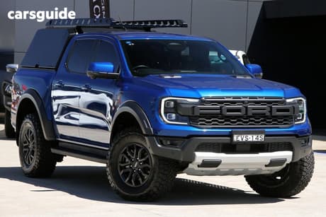 Blue 2022 Ford Ranger Double Cab Pick Up Raptor 3.0 (4X4)