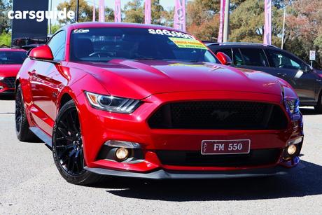 Red 2017 Ford Mustang Coupe Fastback Gt 5.0 V8
