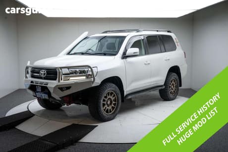 White 2020 Toyota Landcruiser Wagon Lc200 Vx (4X4)