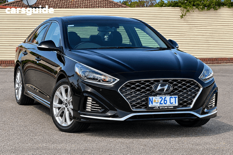 Black 2018 Hyundai Sonata Sedan Premium