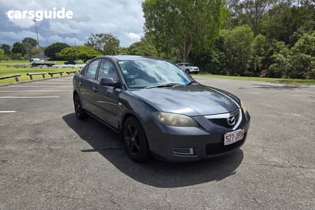 Black 2006 Mazda 3 Sedan Neo