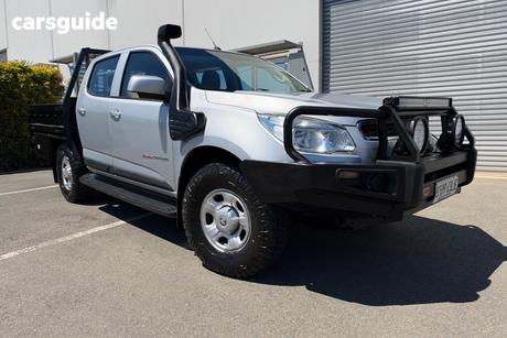 Silver 2016 Holden Colorado Crew Cab Chassis Ls (4X4)
