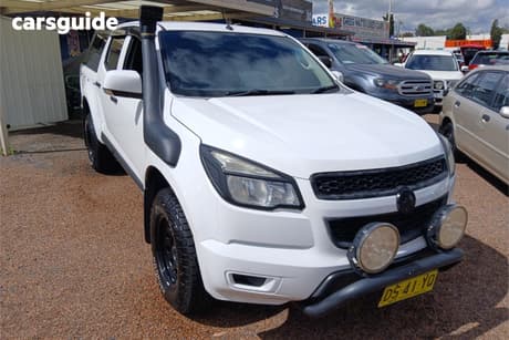 White 2015 Holden Colorado Crew Cab Pickup Ls (4X2)