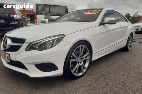 White 2014 Mercedes-Benz E250 Coupe Cdi