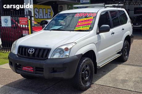 White 2003 Toyota Landcruiser Prado Wagon Gx (4X4)