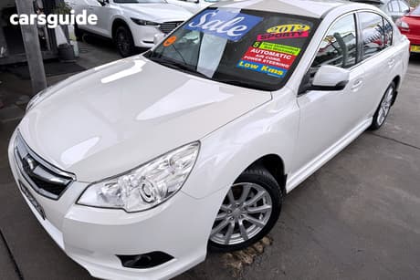 White 2012 Subaru Liberty Sedan 2.5I Premium