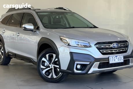 Silver 2021 Subaru Outback Wagon Awd Touring