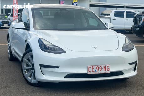 White 2022 Tesla Model 3 Sedan Long Range
