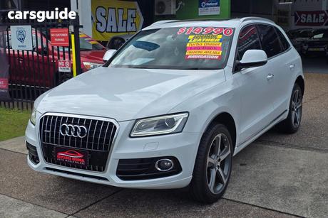 White 2016 Audi Q5 Wagon 3.0 Tdi Quattro
