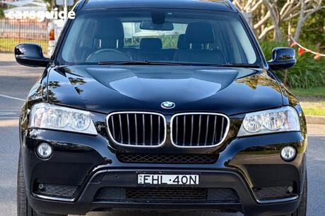 Black 2013 BMW X3 Wagon Xdrive 20D