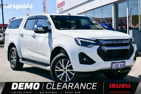 White 2025 Isuzu D-MAX Crew Cab Utility Ls-U+ (4X4)