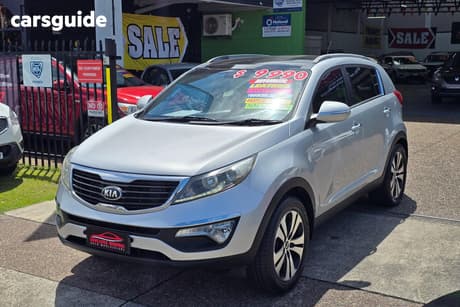 Silver 2013 Kia Sportage Wagon Platinum (Awd)