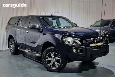 Blue 2017 Mazda BT-50 Dual Cab Utility Gt (4X4)