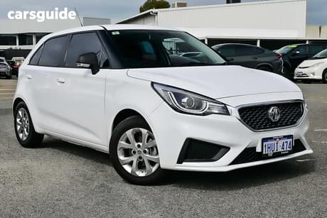 White 2022 MG MG3 Hatchback Core