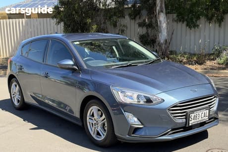Blue 2019 Ford Focus Hatchback Trend