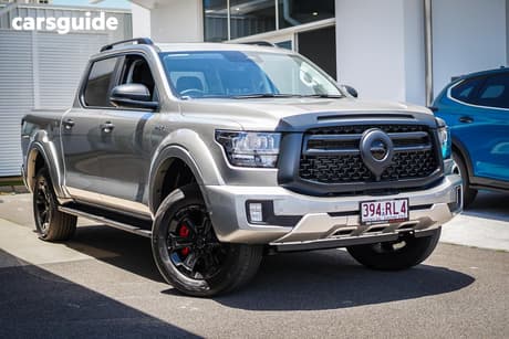 Silver 2026 GWM Cannon Alpha Dual Cab Utility Ultra Phev (4X4)