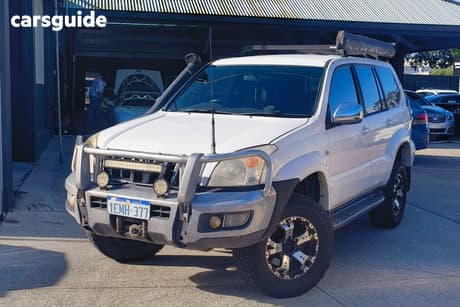 White 2003 Toyota Landcruiser Prado SUV GXL 4X4