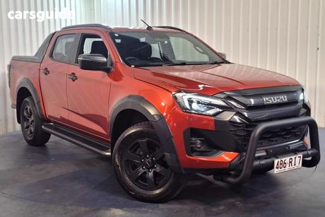 Orange 2024 Isuzu D-MAX Crew Cab Utility X-Terrain (4X4)