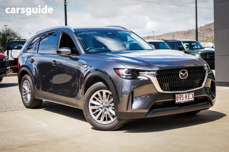 Grey 2024 Mazda CX-90 Wagon G50E Touring Mhev