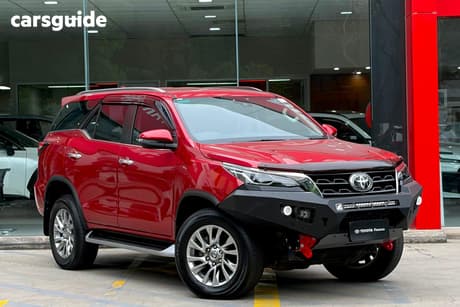 Red 2021 Toyota Fortuner Wagon Crusade