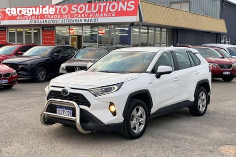 White 2020 Toyota RAV4 Wagon Gx 2Wd Hybrid