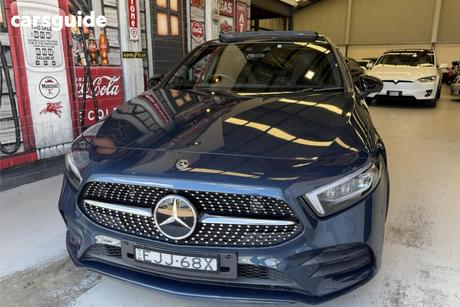 Blue 2020 Mercedes-Benz A250 Hatchback 4Matic