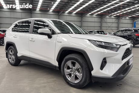 White 2022 Toyota RAV4 Wagon Gx (2Wd) Hybrid